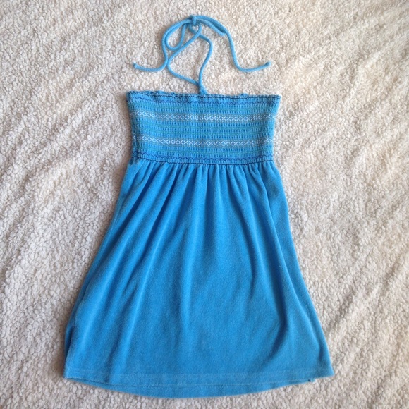 Juicy Couture Turquoise Terry Cloth Dress/Coverup - Picture 3 of 5